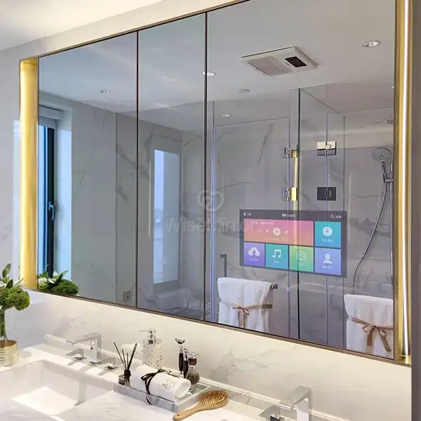 Custom Smart Mirror Cabinets TV for High-End Villa Developments